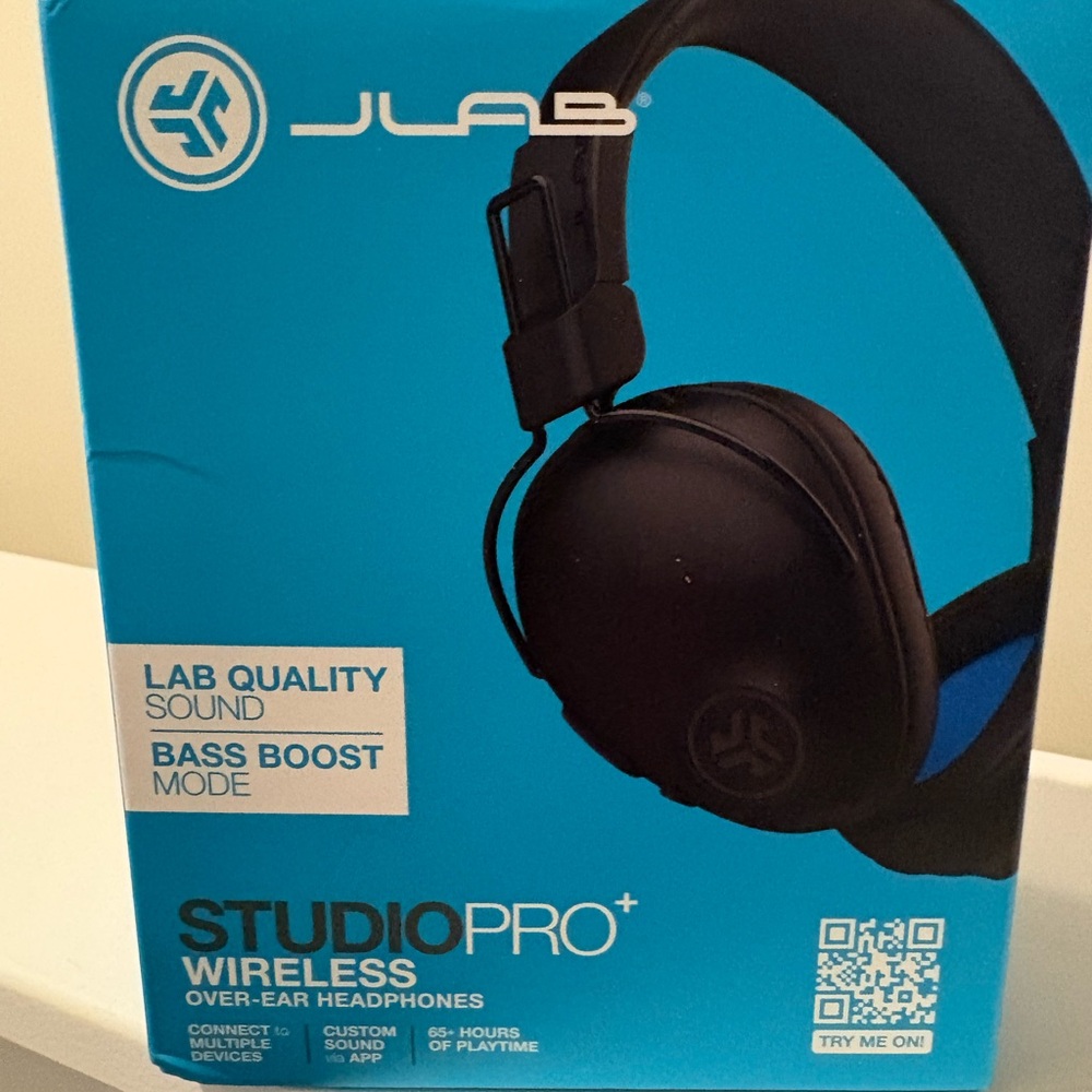 JLAB Studio Pro+ Wireless Over-Ear Headphones - Black